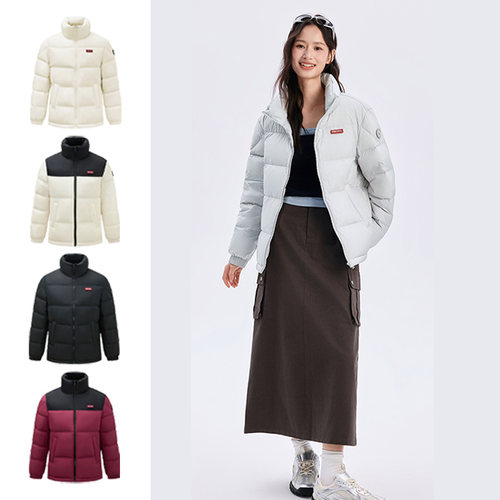 鸭鸭2025新款短款羽绒服防水