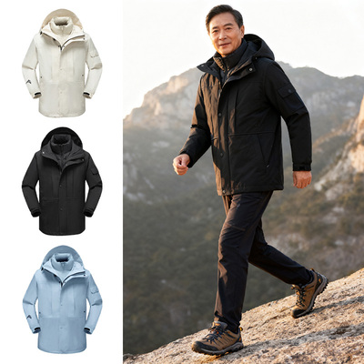 鸭鸭男士加厚短款外套