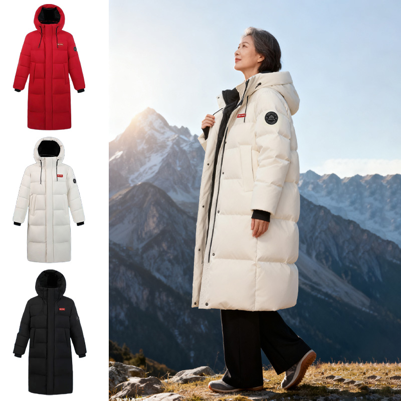 鸭鸭羽绒服王一博同款百搭保暖款