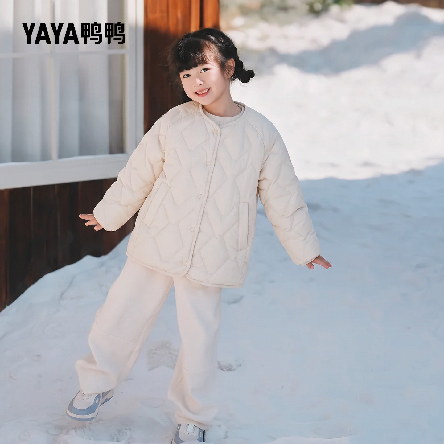 鸭鸭女童轻薄羽绒服超好看的羽绒上衣羽绒外套防风保暖2026新款