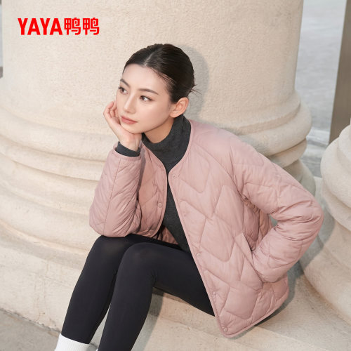 鸭鸭羽绒服女士轻薄女款秋冬季