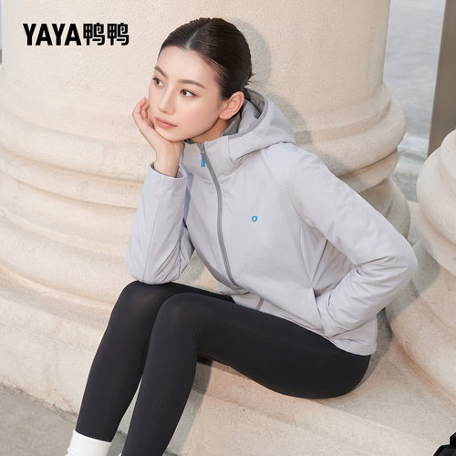 鸭鸭羽绒服轻薄防风保暖女款袄子