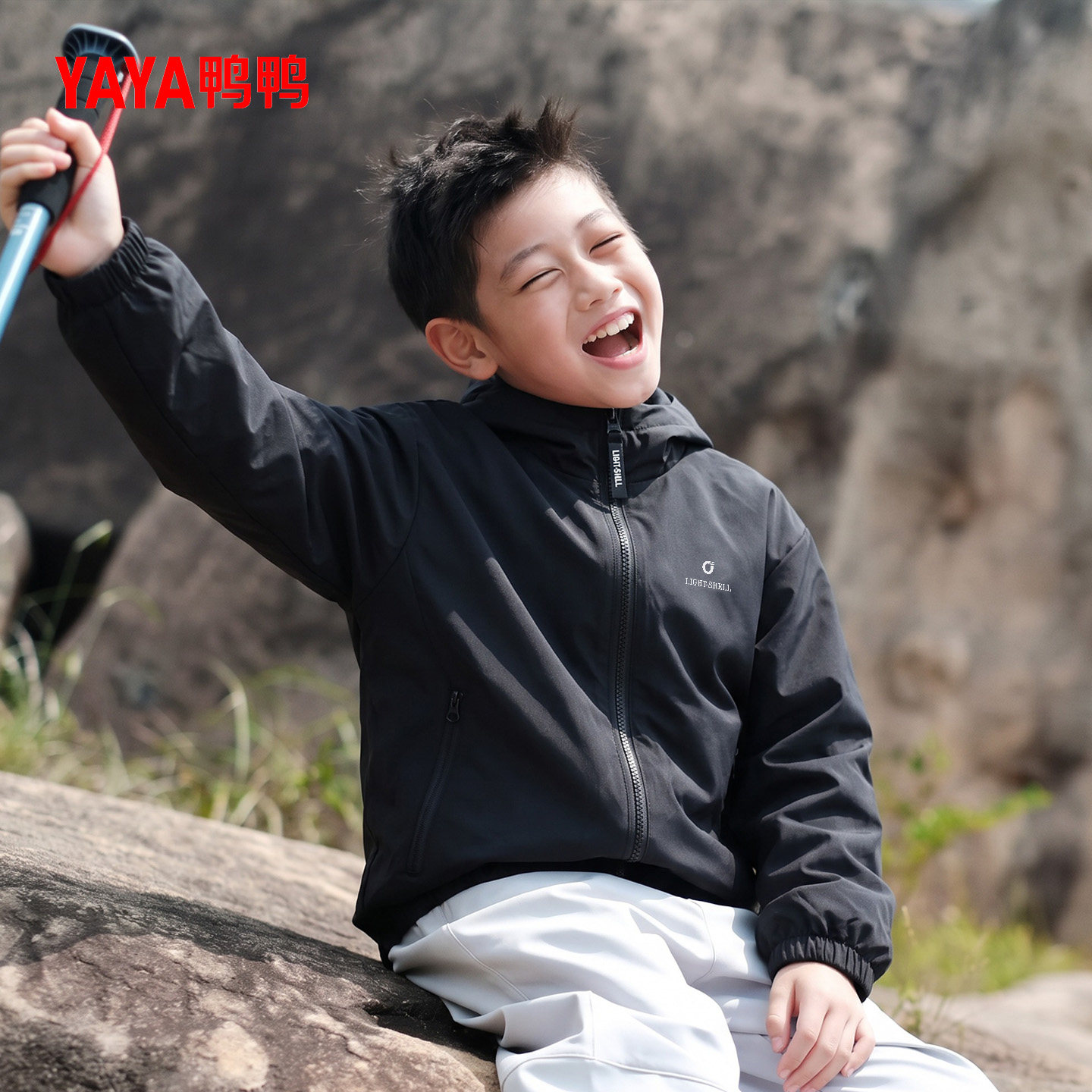 鸭鸭儿童羽绒服男款户外运动秋冬图片