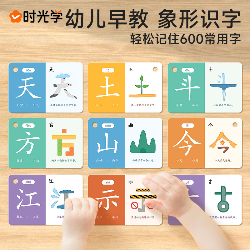【时光学】幼儿象形识字闪卡