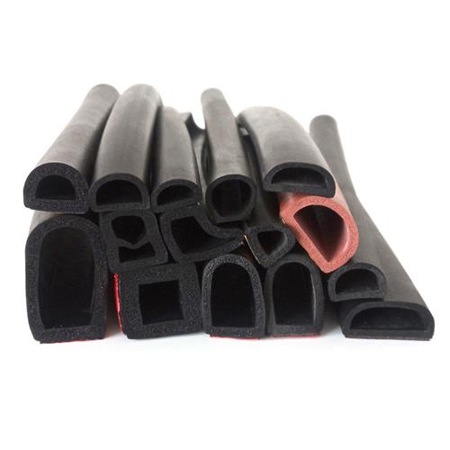 D型空心半圆汽车缓冲密封条B型发泡填缝隙防水防尘车门隔音胶条