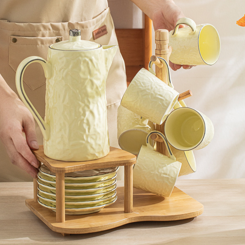 高颜值陶瓷水杯礼盒套装高级感