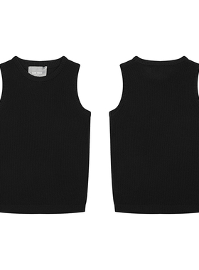 高品质teamwang背心王嘉尔同款无袖坎肩亚麻混纺纱线春秋打底男款