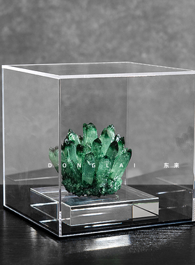 轻奢高级感晶簇摆件样板房酒店会所高档装饰品家居样板间软装陈设