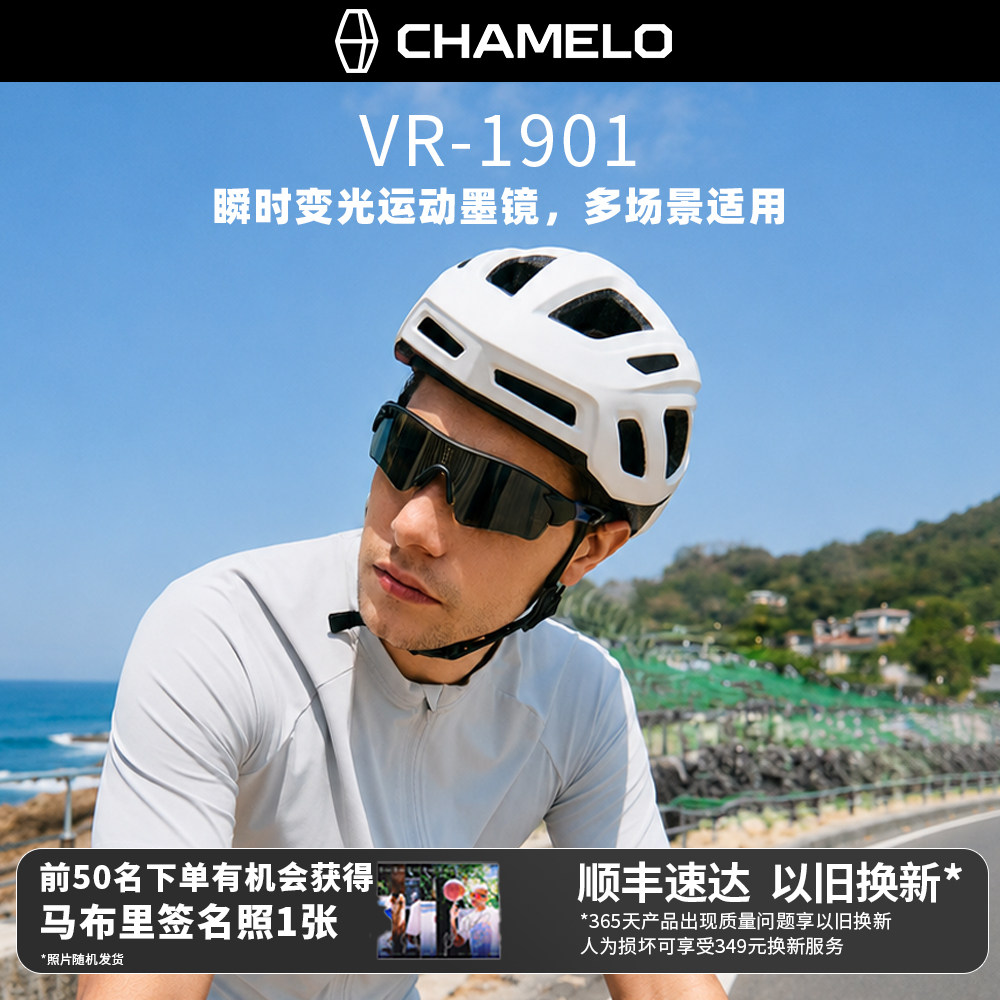 变色龙自动变光偏光运动墨镜