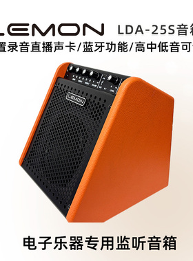 LDA25S电子鼓监听音箱25W内置直播录音声卡带蓝牙音频播放功能