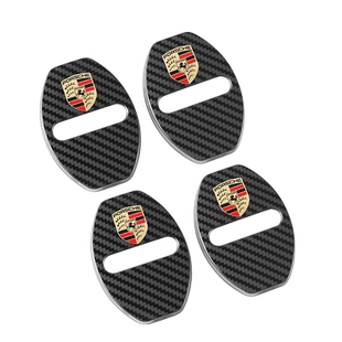 适用于保时捷改装卡宴Boxster帕拉梅拉Macan门锁盖门锁扣装饰盖