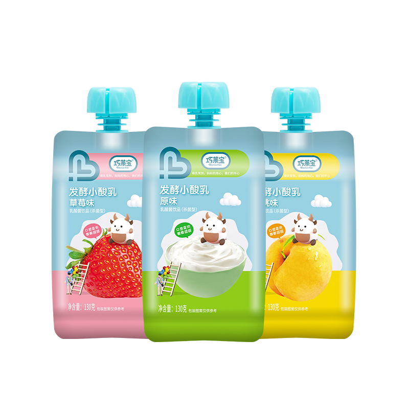 巧莱宝小酸乳袋装乳酸菌饮品