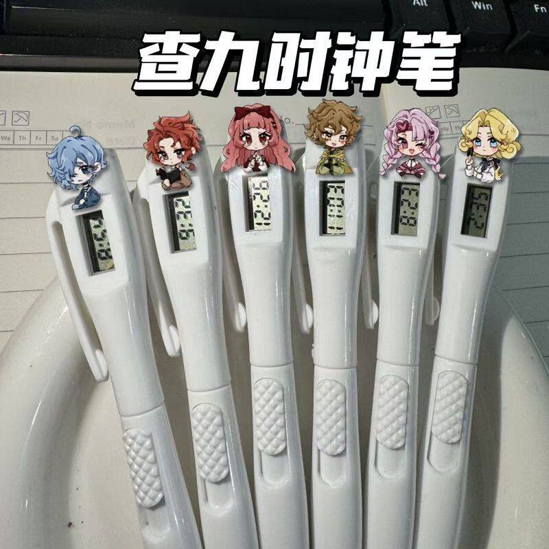 查九时钟笔唐晓翼亚瑟埃克斯考试静音表直液可替换按动笔学生礼物