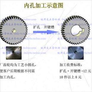 热处理 厚45 外径168 品齿轮 45钢 6模26齿直齿轮 6M26T齿条轮厂