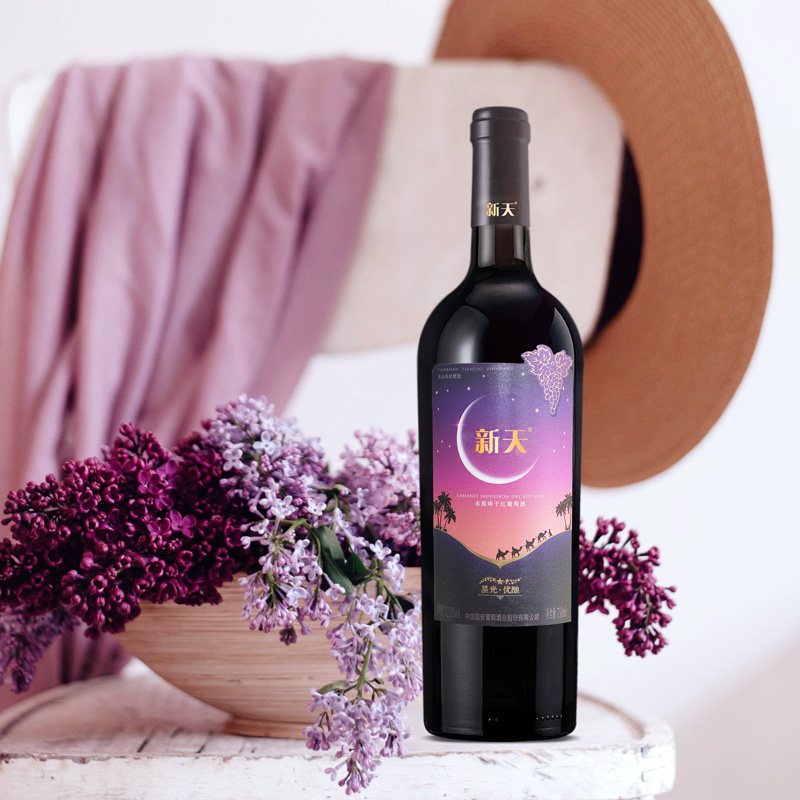 新天星光优酿赤霞珠干红葡萄酒750ml装整箱六瓶