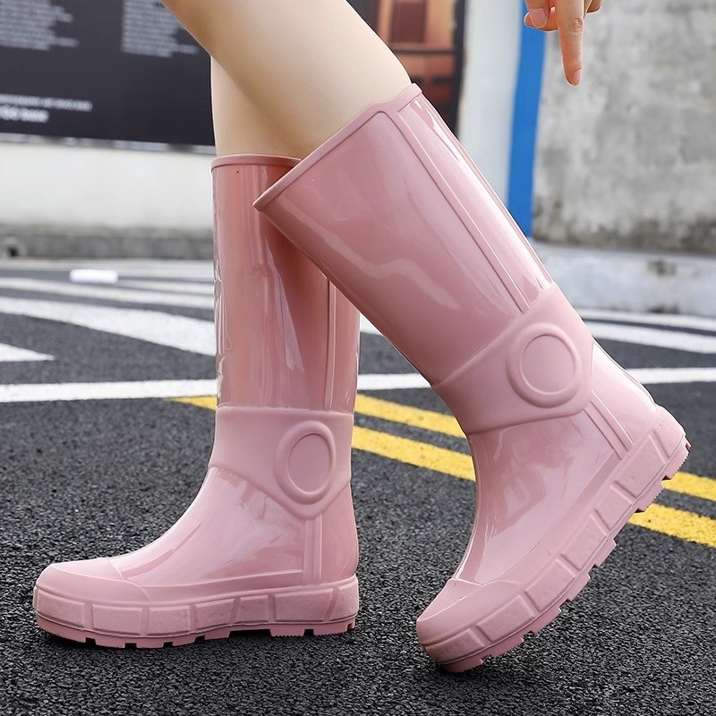 雨鞋女款2023新款高筒雨靴防水鞋女式防滑新款胶鞋厨房水鞋轻便软