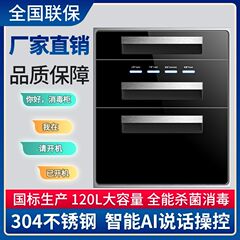 巧手好太太消毒柜家用嵌入式厨房小型橱柜拉篮抽屉式碗筷消毒碗柜