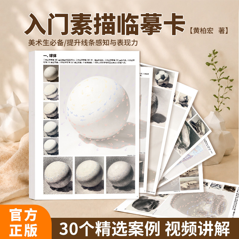 黄柏宏入门素描临摹卡
