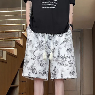 韩版街潮夏装休闲男高街ins爆款宽松休闲潮流外穿百搭短裤五分裤