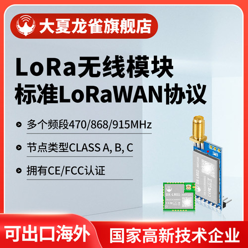 大夏龙雀LoRaWAN无线扩频模块