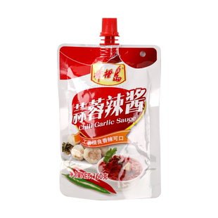 棒棰岛大连辣酱蒜蓉辣酱100g袋装烧烤冷面蘸菜酱料拌面酱棒槌岛