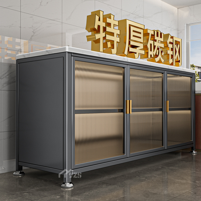 岩板置物柜多功能储物收纳柜