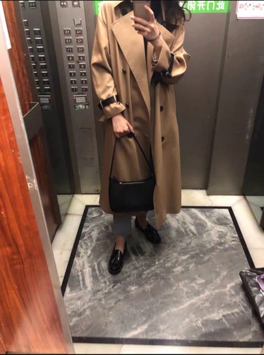 头层牛皮手缝简约款单肩腋下包