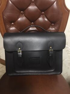 男 文件公文包 纯手工头层牛皮剑桥包 真皮英伦风双肩电脑