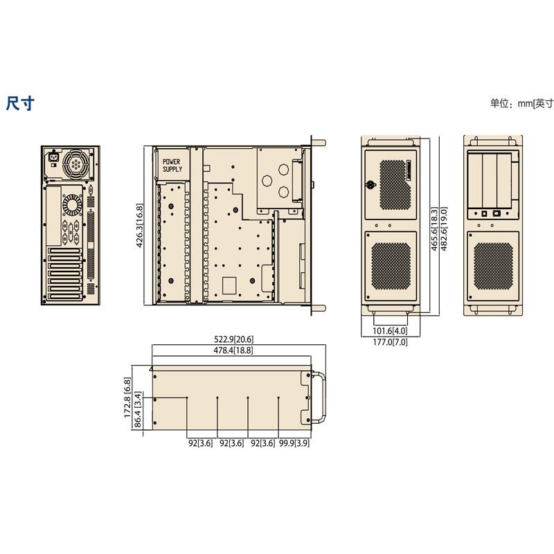 原装研华工控机IPC-940原装主板AIMB-701VG工业电脑整机