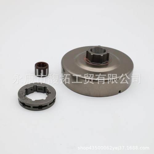 适用于MS290油锯配件 被动盘+链轮+滚针 290整体汽油锯被动盘链轮