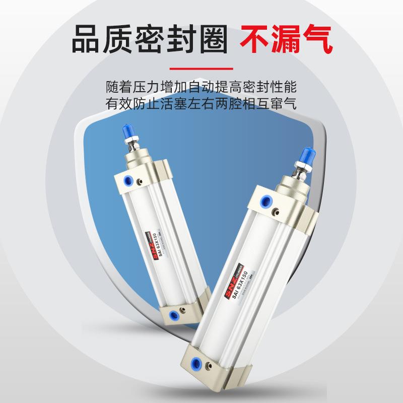 厂家直供SAI系列铝合金内藏式标准气缸SAI32/40/50/63/80X100-25S