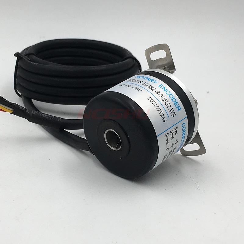 RJS中空心轴100光电200增量式360旋转编码器HT38-8-500BZ-8-30FG2