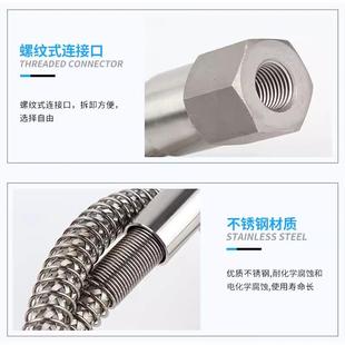 316L高压金属软管钢瓶用不锈钢316钢管波纹管高温防爆