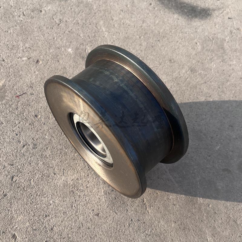 龙门吊轨道轮LD300行车轮平面凹面齿圈车轮单双梁齿圈轮