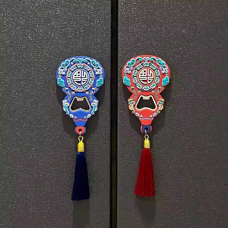 福禄葫芦磁吸冰箱贴开瓶器2026新款创意国潮家用啤酒瓶起子高级感