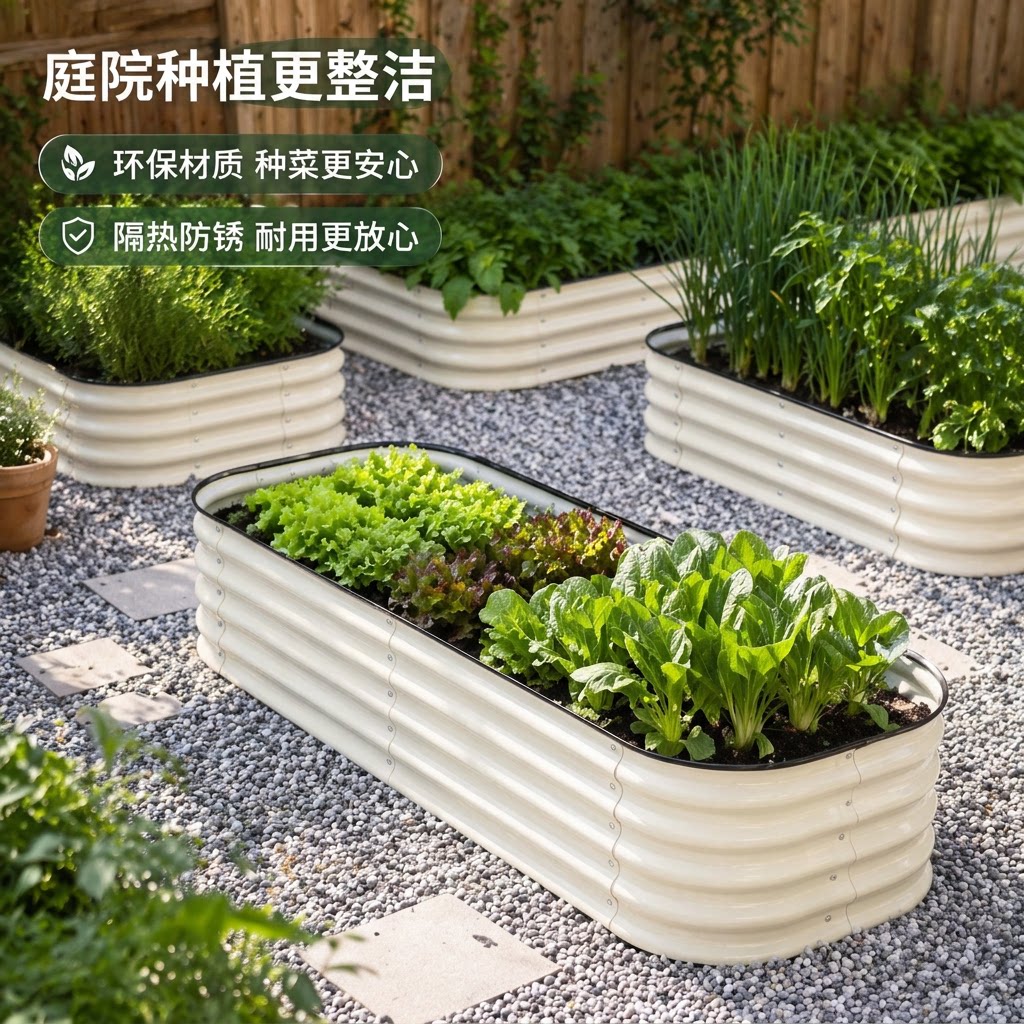 铝合金带轮阳台种菜种植箱