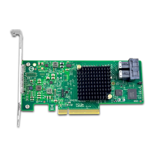 服务器硬盘阵列卡HBA PCIe3.0转8口SAS/SATA3 3008主控RAID01全新