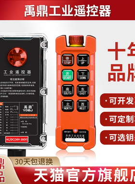 禹鼎工业遥控器F21-E1B Pro起重机行车天车无线急停带钥匙遥控器