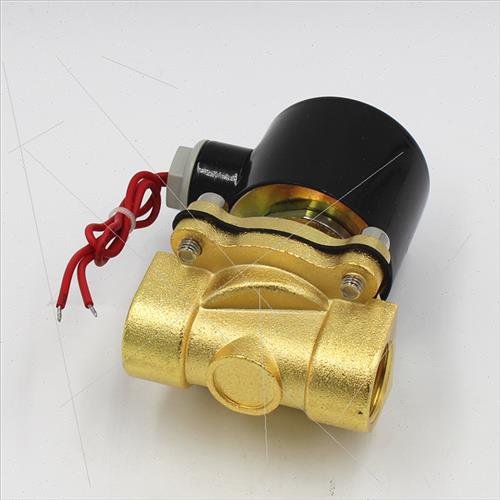 铜线圈电磁阀水阀气阀AC220V DC24V 12V常闭2分4分6分1寸2寸DN15