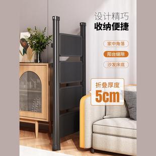 梯子家用折叠伸缩小型轻便三步梯凳多功能人字梯踏步爬梯收缩楼梯