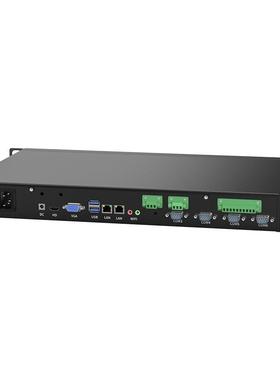 倍控八10代酷睿I5-10510U工控机1U机架式 RS485接线端子RS232ITXJ