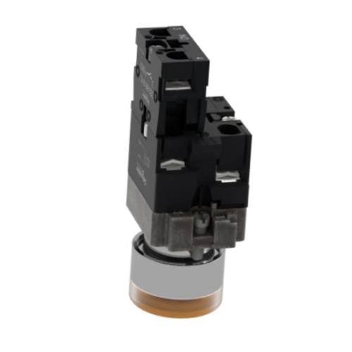 XB2BW35B1C=ZB2BWB51C+ZB2BW35C AC/DC 24V 平头带灯按钮