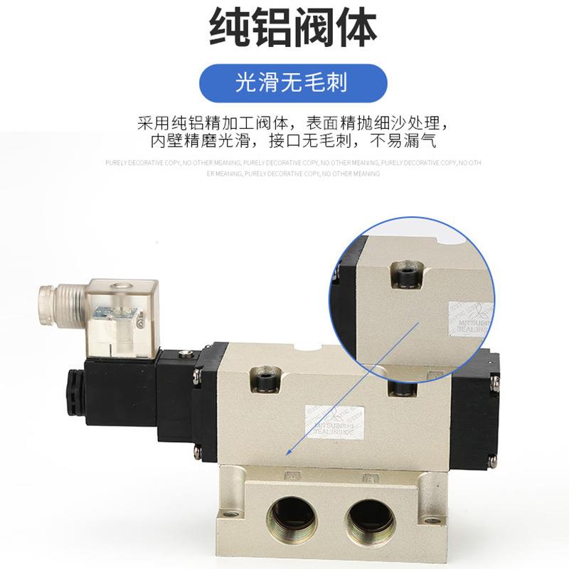 原装STNC电磁阀二位五通FG2541-15换向阀铝合金先导式 电子调节常