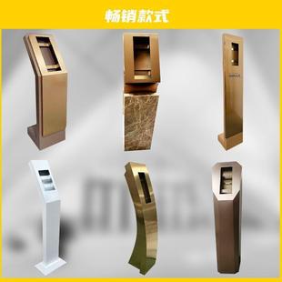樓宇可視對講動態人臉識別指紋門禁機立柱門口機立柱工廠直銷