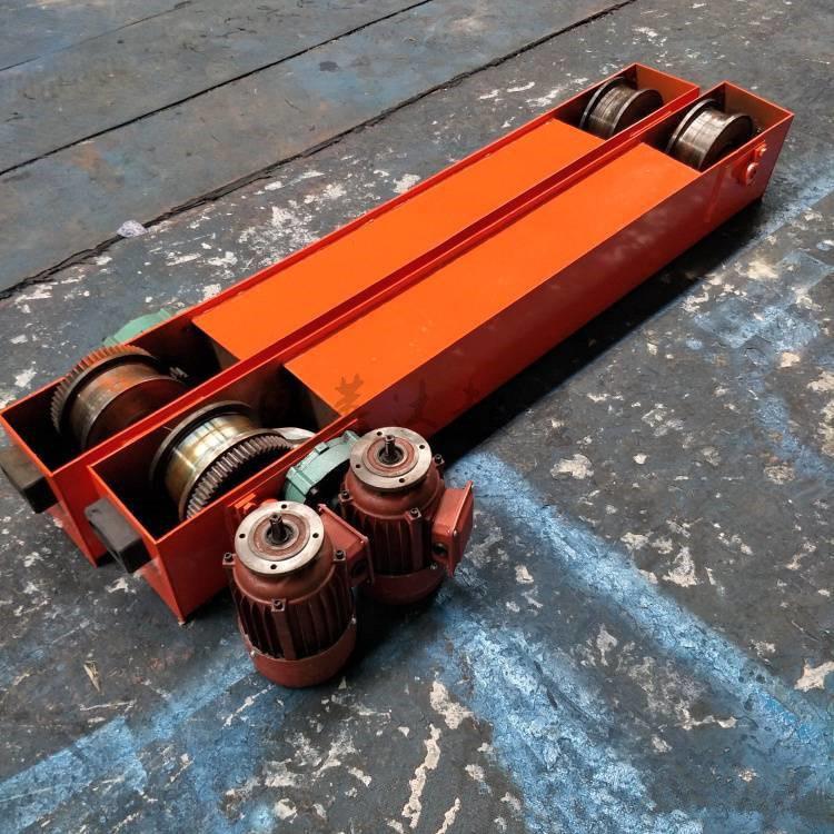 3T 300x1900x5mm电动端梁头葫芦双小车行走地梁端梁LD300轮