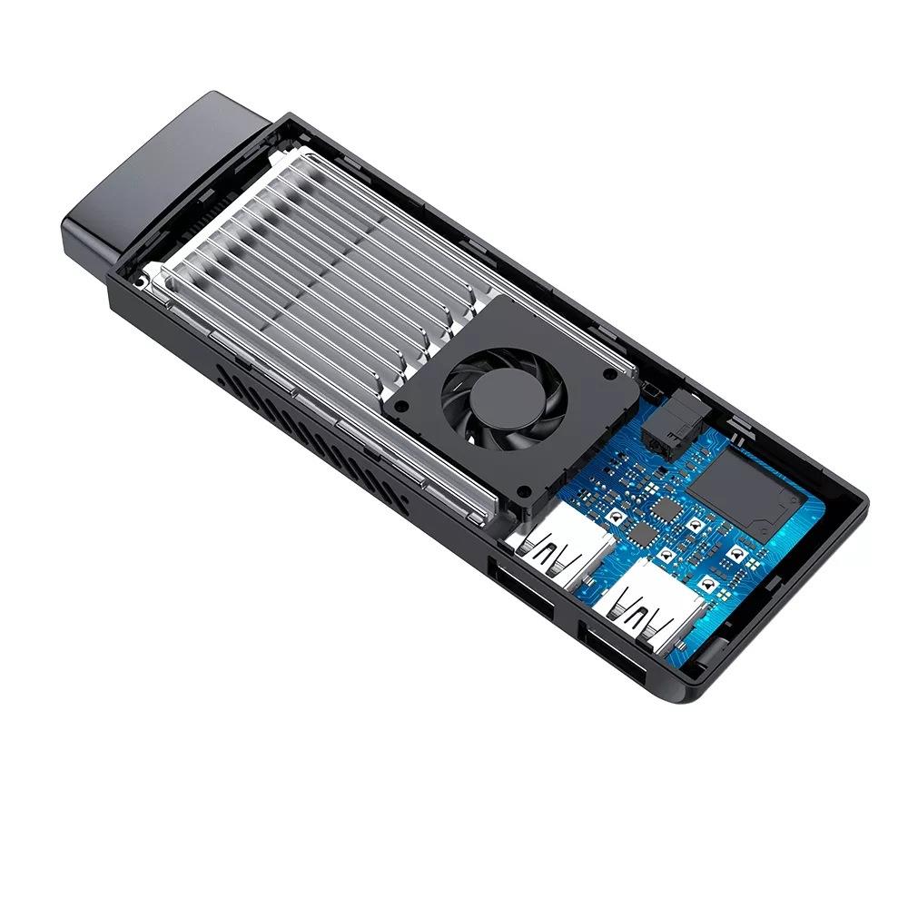 新款M1k j4125迷你小主机微型电脑棒办公家用Mini PC口袋电脑棒