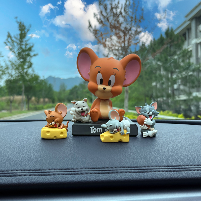 猫和老鼠车载摆件可爱卡通公仔