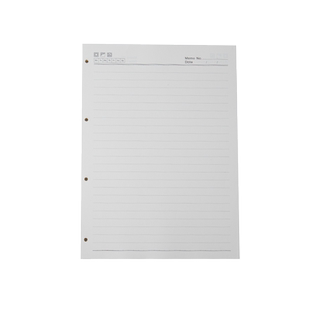 活页本替芯a4可拆卸笔记本4孔横线活页纸固定夹扣环空白内页纸办公会议记录本学生练习加厚草稿纸可定制