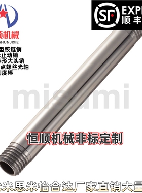 SPJM/PSPJM6/8/10/12/13/16/20/25/30两端外螺纹导向轴