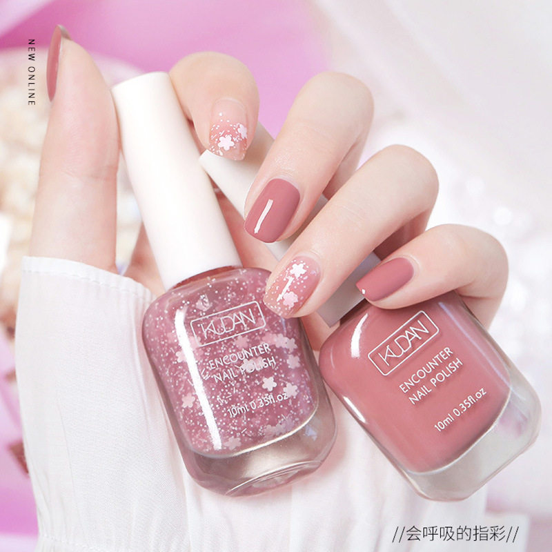 2026爆款水性可剥指甲油无味免烤快速干持久可撕拉底油护甲美甲油